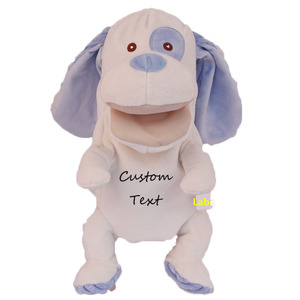 Linda muñeca de trapo personalizada de dibujos animados, marionetas de mano de boca grande abierta para niños, juguete de peluche, marioneta de mano de perro de felpa - Product Image 2