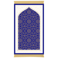 Tapis de prière islamique de luxe antidérapant 2026 - Tapis de prière personnalisé haut de gamme, confortable pour la prière quotidienne