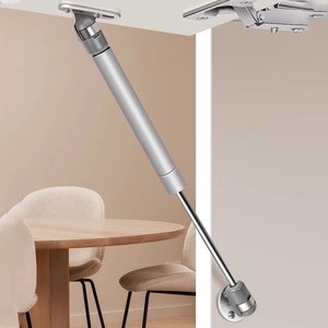 Tige de support télescopique en alliage de zinc pour vérins à gaz, pour portes battantes et supports de portes d'armoires et de placards - Product Image 1
