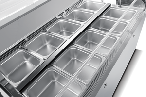 酒店餐厅商用不锈钢厨房制冷设备沙拉工作台冰箱 - Product Image 3