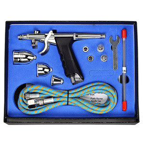 Airbrush <b>Kit</b> 116B 0.3 0.5 0.8mm Dual Action Gravity Feed For Artwork Painting <b>Model</b> Making Furniture Repair Leather Coloring - Product Image 5