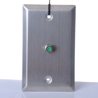 Acier inoxydable standard américain # Plaque murale en métal argenté 304, adaptateur F81 115x70mm, décoration intérieure, garantie 12 mois, Zhuhai