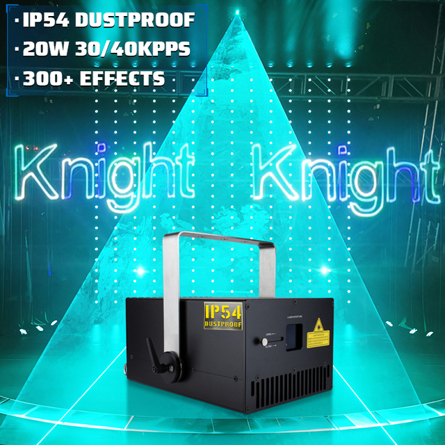 IP54 Laser 3d Projection 20w Lasar Light Building Wall Laser Projection Mapping Lasershow System