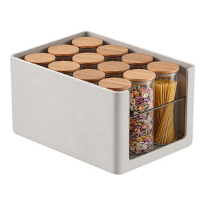 Plastic Storage <b>Bins</b> <b>Rectangle</b> Organizers For Kitchen Cabinet Drawer Desktop Food Container - Product Image 5
