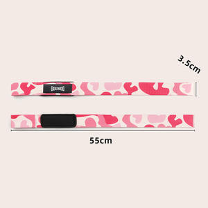 In 2 Paaren verpackt Handgelenk riemen Anti-Rutsch-Silikon-Fitness-Handgelenk riemen Fitness-Sport-Handgelenk bänder zum Gewichtheben - Product Image 5