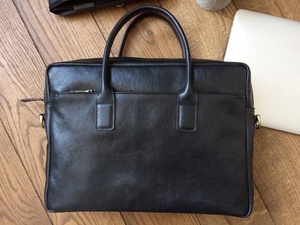 Túi Đựng Máy Tính Xách Tay Nam 2021 Máy Tính Văn Phòng Túi Đeo Vai Túi Xách Nam Túi Xách Da Thật ALS-0003 - Product Image 4