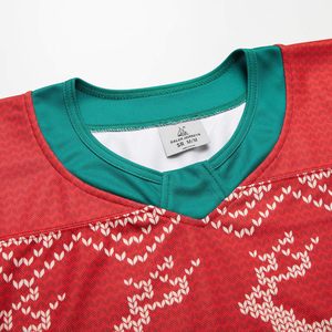 Camiseta de Hockey Sublimada EALER para Hombre, Cuello Redondo, Secado Rápido, 100% Poliéster, Corte Regular, Camiseta de Práctica - Product Image 1