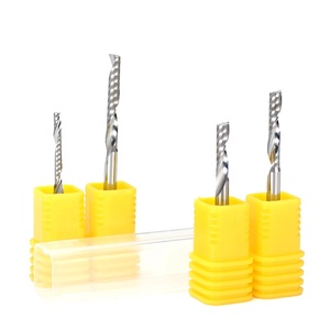 Joseph única flauta Carbide End Mill revestido espiral <span class=keywords><strong>Router</strong></span> <span class=keywords><strong>Bits</strong></span> customizável CNC ferramentas fresadora para madeira - Product Image 2