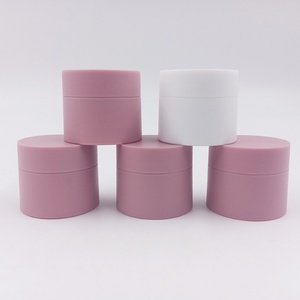 Custom pp Plastic Cream <b>Jars</b> Packaging 10g 15g <b>Empty</b> Small Beauty Cosmetic <b>Jar</b> Lip Scrub Container for Cream - Product Image 1