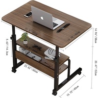 Table pliable multifonctionnelle à hauteur réglable, bureau d'étude, ordinateur portable, table de travail mobile, bureau de travail, table de bureau