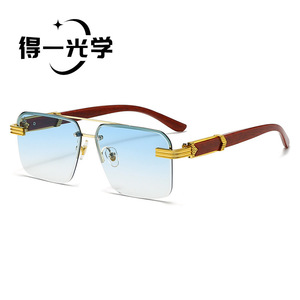 <b>Square</b> Oversized <b>Sunglasses</b> For Women Uv400 Protection Pc <b>Frame</b> Black Lens Outings Cycling Driving - Product Image 4