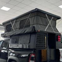 Camper Softsided Slide-in para Caminhonete, Modelo Wide Body Pop-up com Espaço Extra para Dormir
