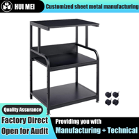 Fabrication sur mesure de tôles en acier inoxydable CNC par une usine OEM certifiée ISO9001 pour les cadres en acier, les rayonnages de stockage et les boîtiers.