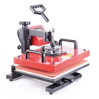 Machine de transfert de chaleur multifonctionnelle 5-en-1 avec garantie d'un an pour tasses, casquettes, assiettes, t-shirts et impression de logos DIY