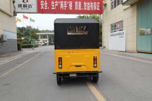 Triciclo personalizable modelo amarillo <span class=keywords><strong>con</strong></span> un movimiento potente y gran capacidad adecuado para 6-9 personas Modelo popular Bajaj - Product Image 5