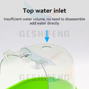 Özelleştirilmiş renk muhabbet kuşu Mini domates güvercin kuş kafesi banyo - Product Image 3