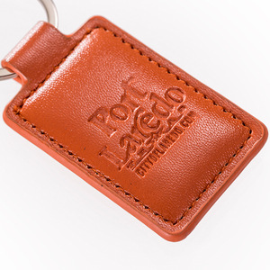 Hoogwaardige gepersonaliseerde logo-gegraveerde RFID-sleutelhanger 13.56MHz frequentie echt lederen NFC-sleutelhanger voor hotels ISO 1k lidmaatschapskaart - Product Image 3