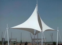 Cubierta para Oficina en Obras de Construcción, Unidad de Acero Ligero con Sistema de Tensión, con Servicios de Soldadura y Corte para Zonas de Bienestar Laboral