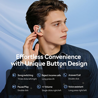 Earphone Nirkabel M145 Model Ear-hook dengan Tombol Fisik, Bass Mendalam, Layar LED, Baterai 400mAh dan Mode Game/Musik (Ready Stock)