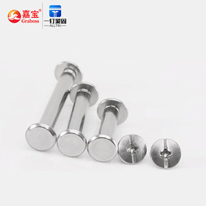 Các Nhà Sản Xuất Sản Xuất Cường Độ Cao 304 Thép Không Gỉ Mông Vít Trẻ Em Nữ Đinh Tán Chicago Vít Ràng Buộc Vít M4M5 - Product Image 2