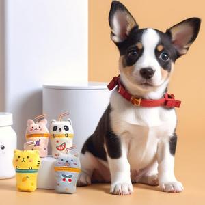 Nouveau jouet en peluche pour chat en forme de petit animal de dessin animé, résistant aux morsures et aux griffures, pour usage intérieur, jouet d'auto-entretenissement pour chat, fournitures pour animaux de compagnie - Product Image 4