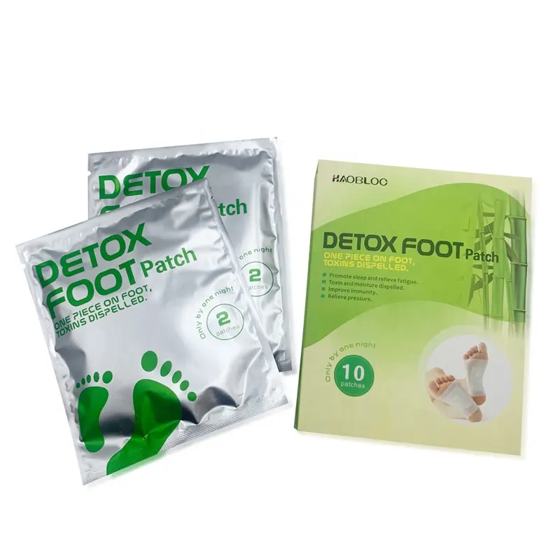 100% natürliche negative Ionen Korean Detox Fuß pflaster für Toxine Fuß polster