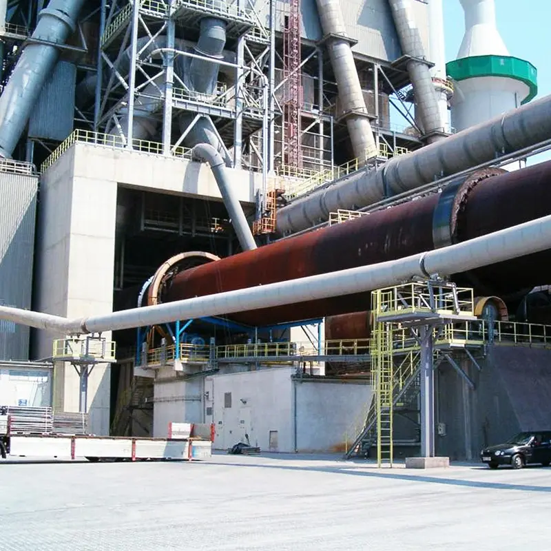 2000tons/gün kuru süreç döner fırın çimento üretim hattı/çimento fabrikası
