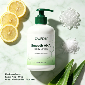 Loción Corporal Suavizante con AHA, 12% de Ácido Láctico, Urea, Niacinamida y Aloe Vera, para Piel Áspera y con Granos, Etiqueta Privada OEM, Hidratante Corporal - Product Image 2