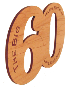 Personalizzato <span class=keywords><strong>speranza</strong></span> personalizzata le tue rocce di compleanno in legno reale inciso al Laser - Product Image 6