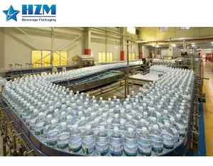 ماكينة ملء المياه المعدنية الأوتوماتيكية الكاملة من A إلى Z ، خط إنتاج تعبئة المياه المعدنية المعبأة في زجاجات