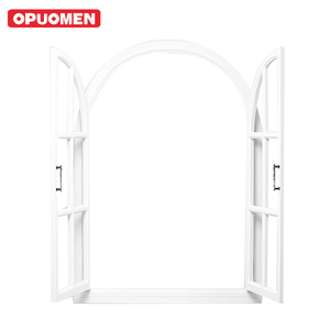 Fenêtre à <span class=keywords><strong>baie</strong></span> <span class=keywords><strong>vitrée</strong></span> extérieure à double vitrage isolée en aluminium <span class=keywords><strong>blanc</strong></span> OPUOMEN, combinaison de fenêtre à battants et de fenêtre à <span class=keywords><strong>baie</strong></span> - Product Image 5