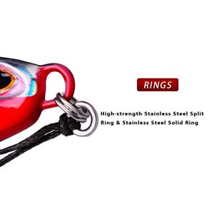 Esca Artificiale Professionale in Metallo 3D per Pesca in Acqua Salata e Dolce, Realistica, Stampata a 10 Colori, per Slow Pitch - Product Image 4