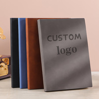 Bloc-notes A5 en cuir vintage cousu, agenda de bureau, travail, gravure de logo personnalisée, Yichen NT005, 50 feuilles