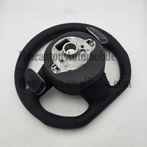 Volante Deportivo de Cuero Alcantara con LED para <span class=keywords><strong>Audi</strong></span> A4 RS3 RS5 RS6 A6 C7 TTRS TT R8 S4, Estilo Moderno, Venta al Por Mayor - Product Image 5