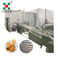 Congélateur spirale industriel IQF, équipement de congélation continue des aliments pour les raviolis surgelés, les pains vapeur, la pizza
