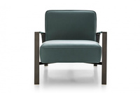 Canapé minimaliste de luxe villa design italien Fauteuil de salon en cuir Canapé pour une personne personnalisé