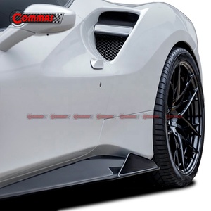 Best Quality Upgrade to Vors Style Dry Carbon Fiber Car Auto Parts Cars Side Skirt For Ferrari 488 - Product Image 2