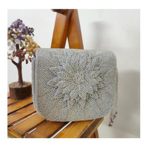 Indian Fashion-Style Handmade Beaded Designer Clutch <b>Bags</b> Bohemian Style Evening Shopping Party Shoulder <b>Bag</b> <b>Women</b> <b>Messenger</b> <b>Bag</b> - Product Image 5