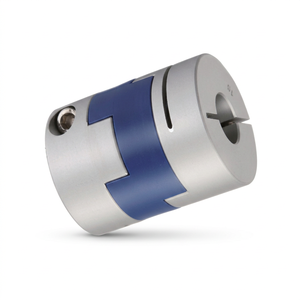 Acoplamiento <span class=keywords><strong>radial</strong></span> CHCA con <span class=keywords><strong>chavetero</strong></span> flexible, acoplador de <span class=keywords><strong>eje</strong></span> de aluminio tipo Oldham para motor paso a paso - Product Image 1