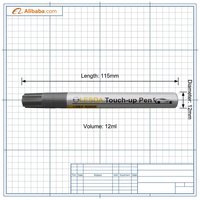 Stylo de retouche professionnel pour vélo, anti-rayures, pour la réparation de la peinture des cadres de vélos de route, VTT et vélos électriques, imperméable, séchage rapide, anti-rouille