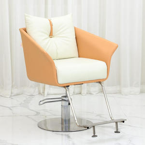 Chaise de barbier légère, petite, bon marché, à base ronde, avec pompe hydraulique, pliable, couleur et logo personnalisables, pour salon, école - Product Image 1