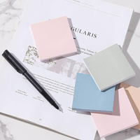 Bloc-notes auto-adhésif de couleur unie imprimé personnalisé Mini bloc-notes liste de contrôle avec couleurs vives
