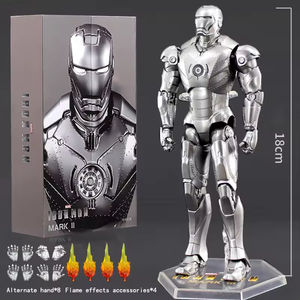 Zd Toys originale Marvel 10 ° anniversario edizione 1/10 scala Iron Man Action Figure MK 2 modello giunzioni mobili materiale plastico - Product Image 2