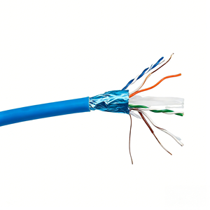 <span class=keywords><strong>Cable</strong></span> de Red Blindado FTP Cat6 Compatible, 24 AWG, Conductor Sólido, Cobre Libre de Oxígeno, CCA, CCS, 4 Pares, PoE <span class=keywords><strong>Plus</strong></span> - Product Image 1