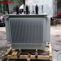 Transformateur triphasé entièrement étanche immergé dans l'huile 22kV 11kV vers 380V 220V 50Hz à enroulement en cuivre, direct usine