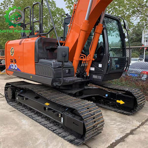 Used 13-Ton Hitachi ZX130 Hydraulic Crawler Excavator CE Certified with Motor PLC Pump & Bearing for Construction - Product Image 2