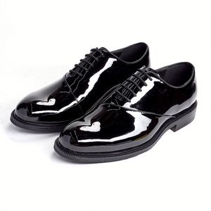 Chaussures de luxe en cuir véritable pour hommes, idéales pour les affaires et les mariages, avec fermeture éclair, motif camouflage, antidérapantes, respirantes et légères pour l'automne - Product Image 6