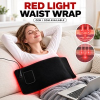 Matras Terapi Cahaya Inframerah Khusus 360 LED Lima Tingkat Kecerahan Terapi Cahaya Merah Fleksibel Pembungkus Tubuh