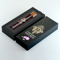 Boîte de papier cadeau dur safran de luxe OEM Emballage rigide de luxe adapté aux cadeaux cosmétiques parfumerie haut de gamme