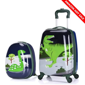 Ensemble de bagages à roulettes ABS pour enfants et adolescents avec sac à dos scolaire, léger (0,5 kg), durable, capacité de 36 à 55 L, <span class=keywords><strong>valise</strong></span> de voyage unisexe - Product Image 2